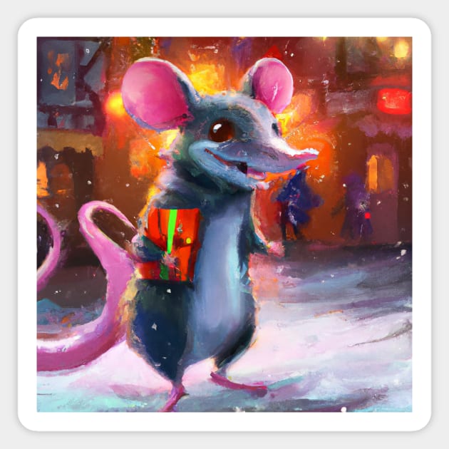 Cute Rat Drawing Sticker by Play Zoo